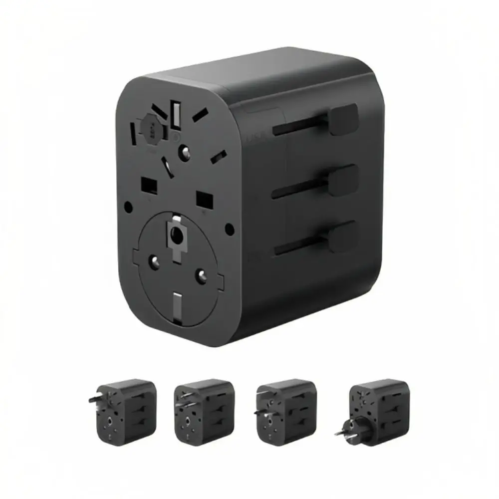 Anker international travel plug compatible with 150+ countries worldwide - Lines