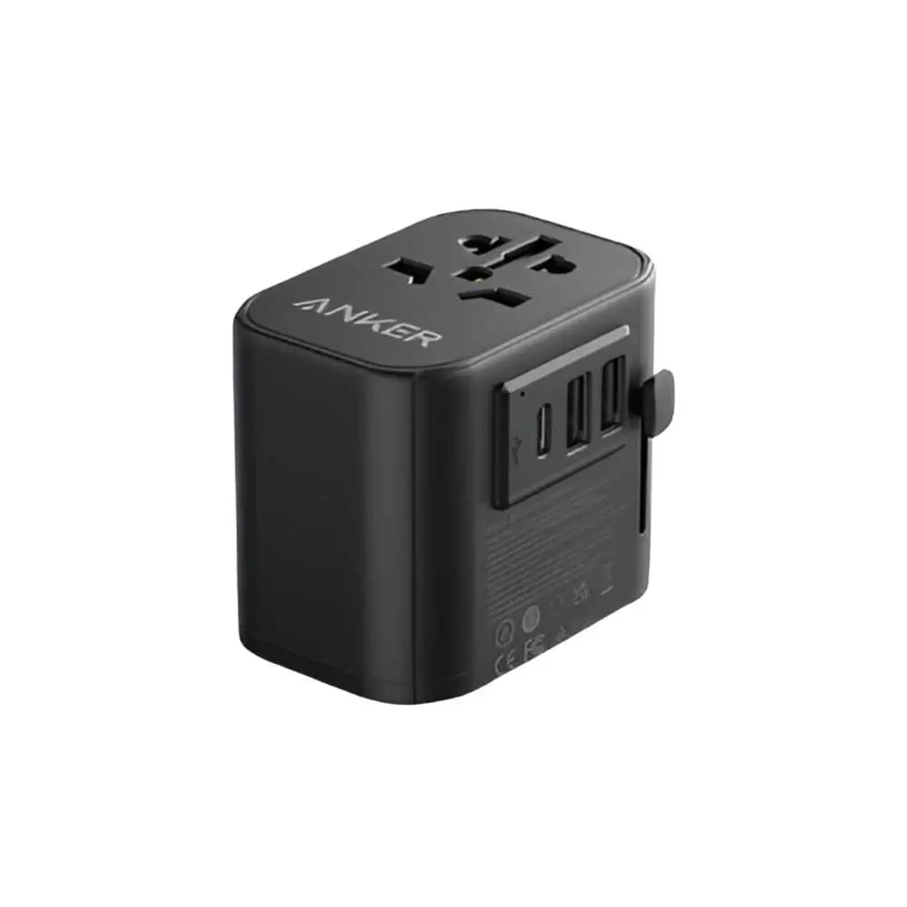 Anker PowerExtend universal travel adapter 30W with USB-C and 2x USB-A - Lines
