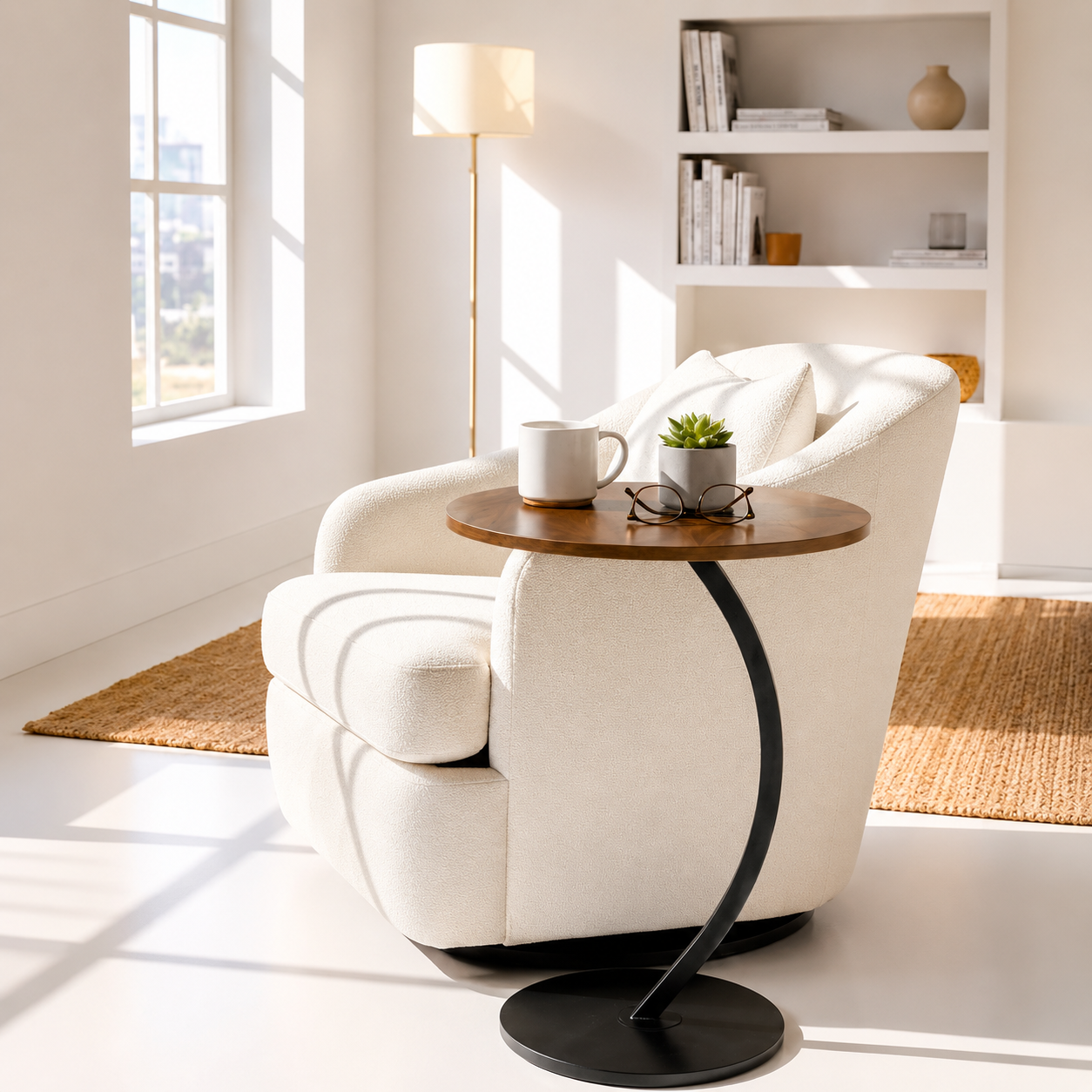 طاولة خدمة دور مودرن بتصميم عملي فاخر – (3) – Lavera Home Modern 1-Tie