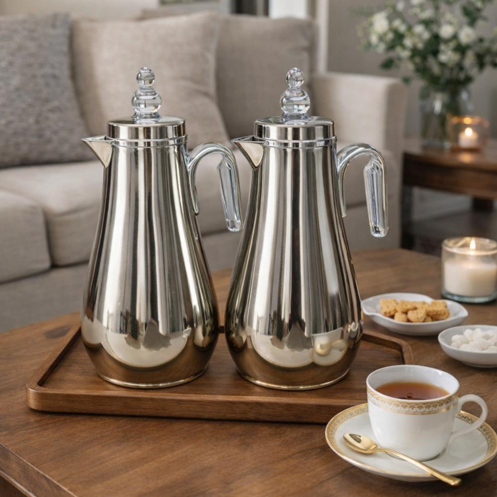 طقم ترامس شاي وقهوة - ستانلس - تفاصيل اكثر من رائعة – Tea & Coffee The