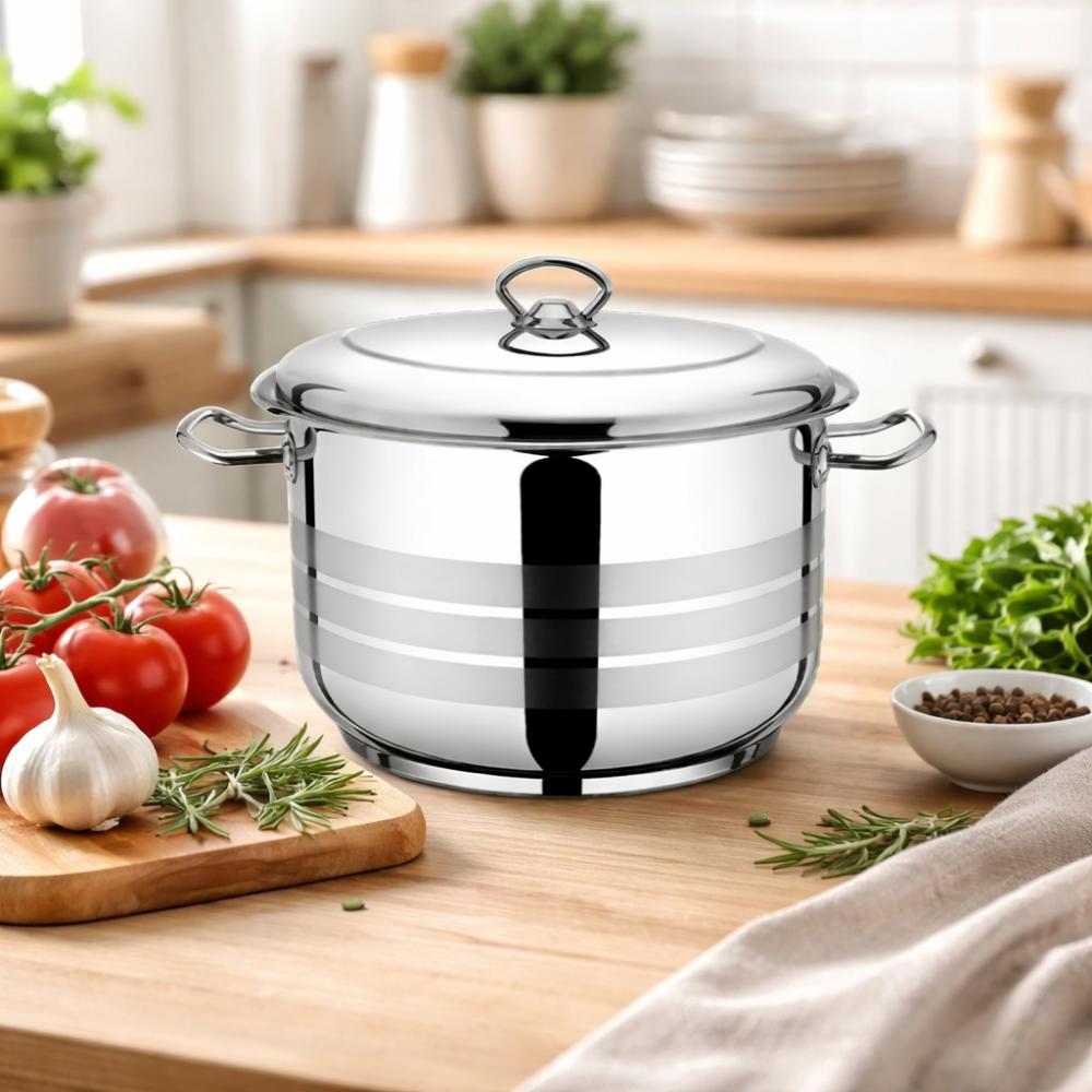 قدر ترست مفرد تركي - ستانلس ستيل - عملي ومتين – Stainless Steel Pot