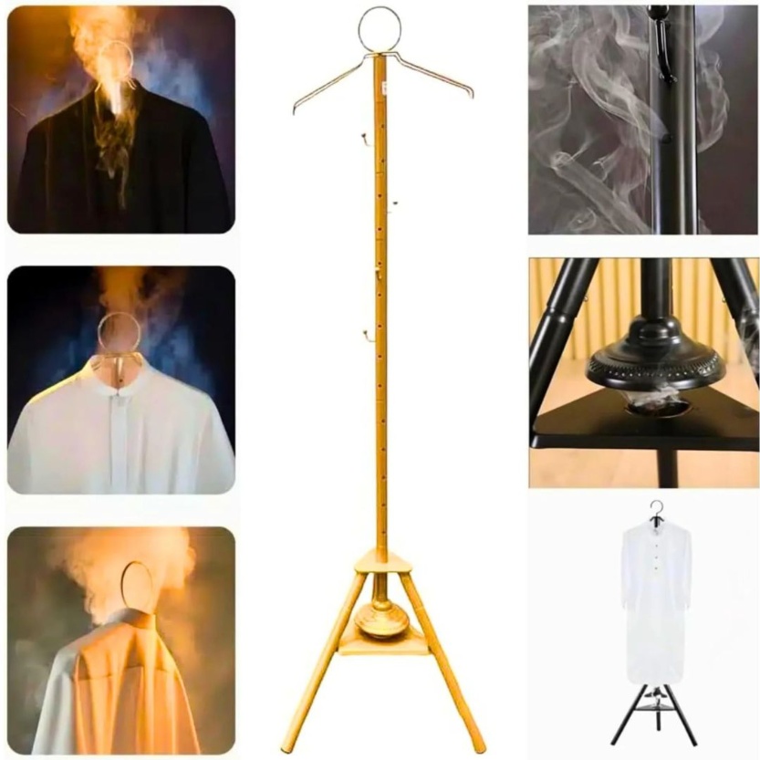 مبخرة وشماعة ملابس بفتحات تبخير – فخامة التنظيم وعطر يدوم – – Incense 