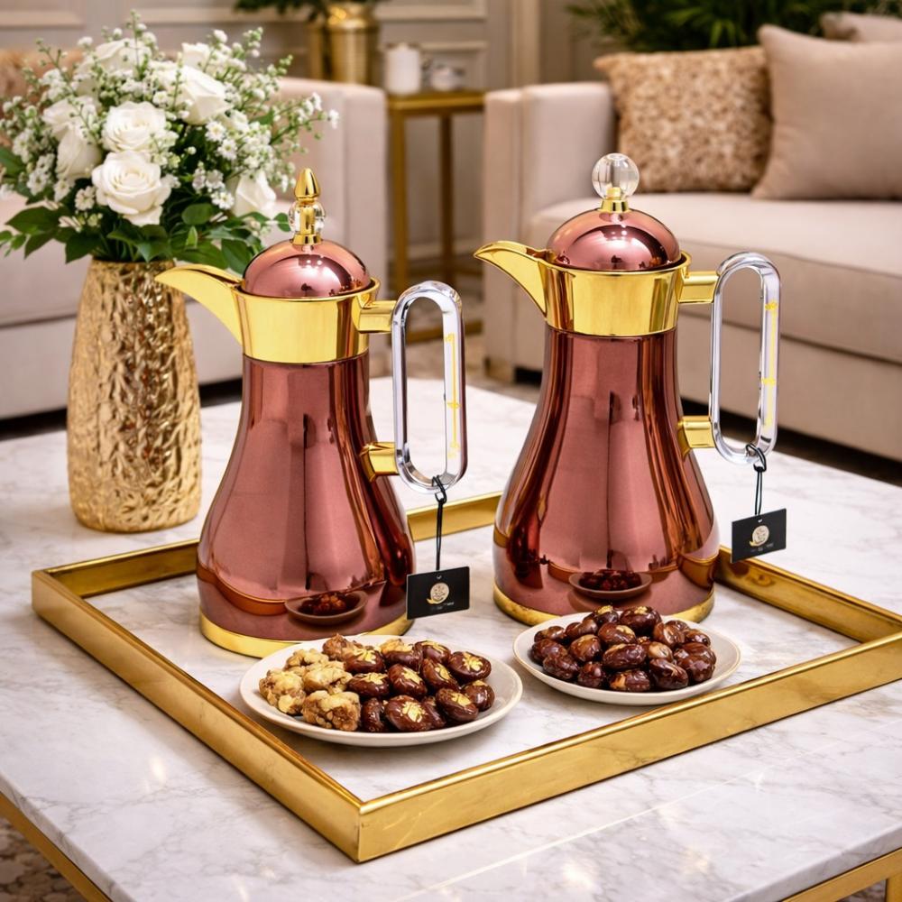 طقم ترامس شاي و قهوة 2 قطعة - تصميم يكمل الضيافة – Tea & Coffee Thermo
