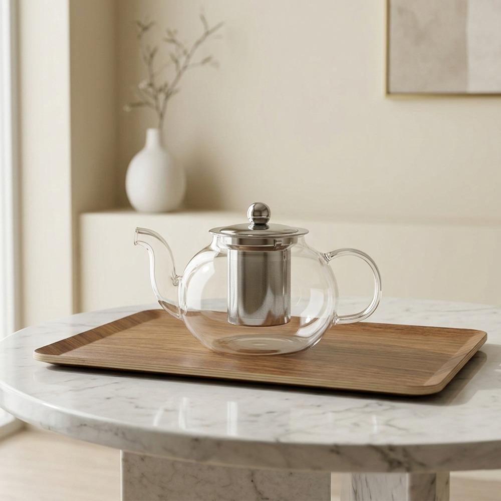 براد شاي زجاج شفاف - عملي للشاي والاعشاب – Tea & Coffee Thermos