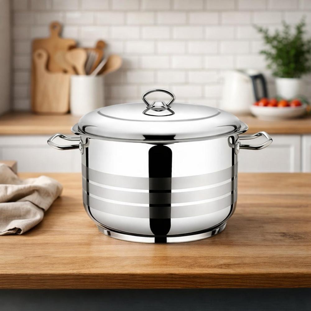 قدر ترست مفرد تركي - ستانلس ستيل - عملي ومتين – Stainless Steel Pot