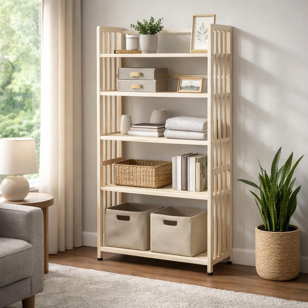 رف حديد 5 دور لتنظيم مثالي ومساحة أكبر – Multi-Tier Storage Shelf