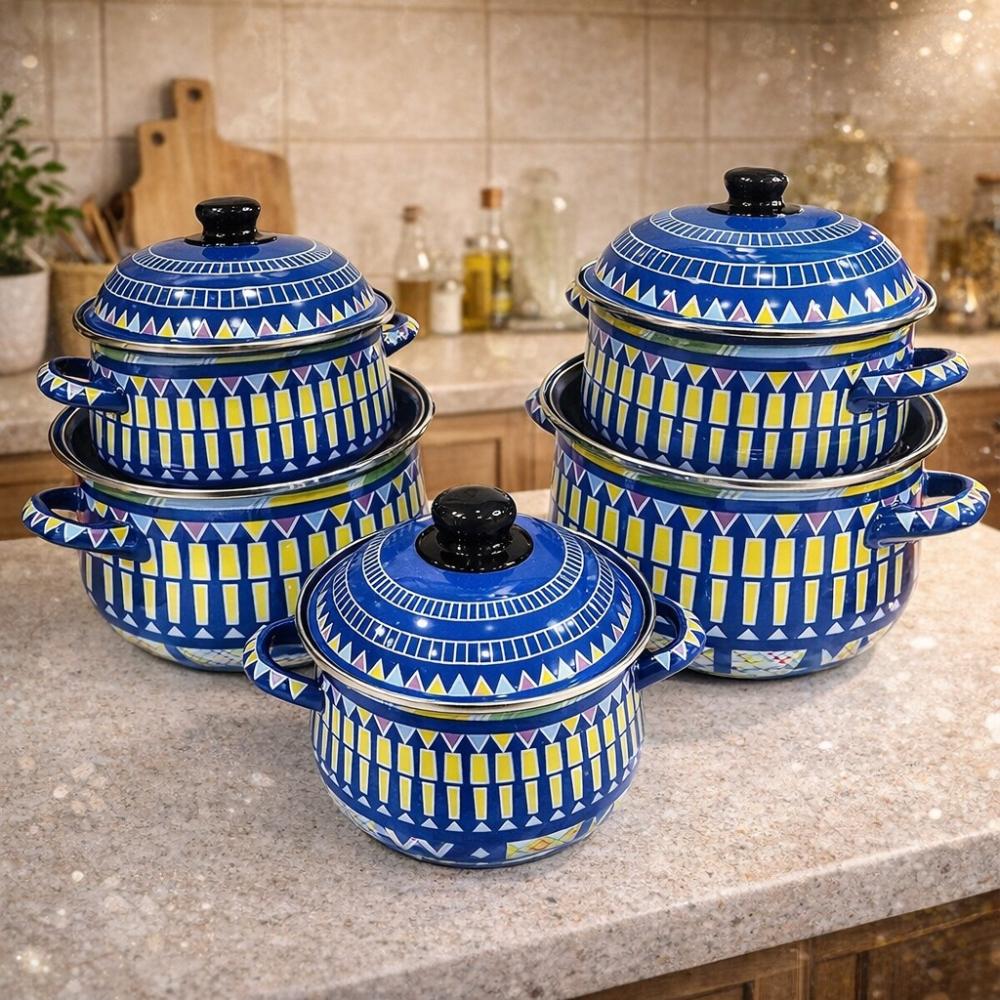 طقم حافظات دمشقية - مثالي للمطابخ العصرية – Indian Food Container