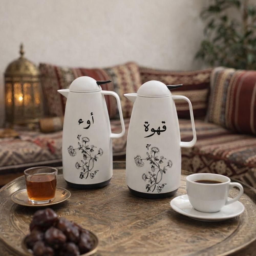 طقم ترامس شاي وقهوة بتصميم فاخر 2 قطعة – Tea & Coffee Thermos Set