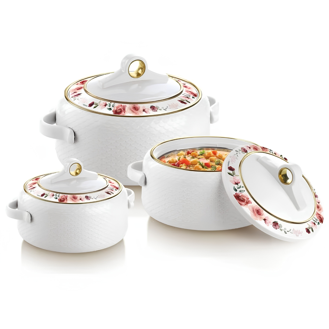 حافظات نياسا الوسط 3 قطع 1500/2500/3500 – Nyasa Medium Food Warmers – 