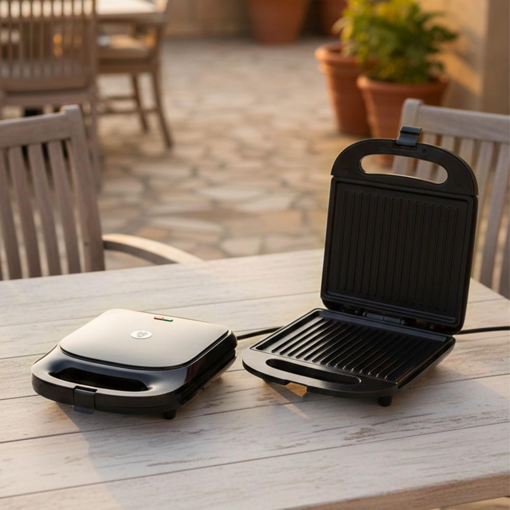 سخان سندوتش 4 قطعة -1400 واط - لتسخين مثالي – Electric Sandwich Maker