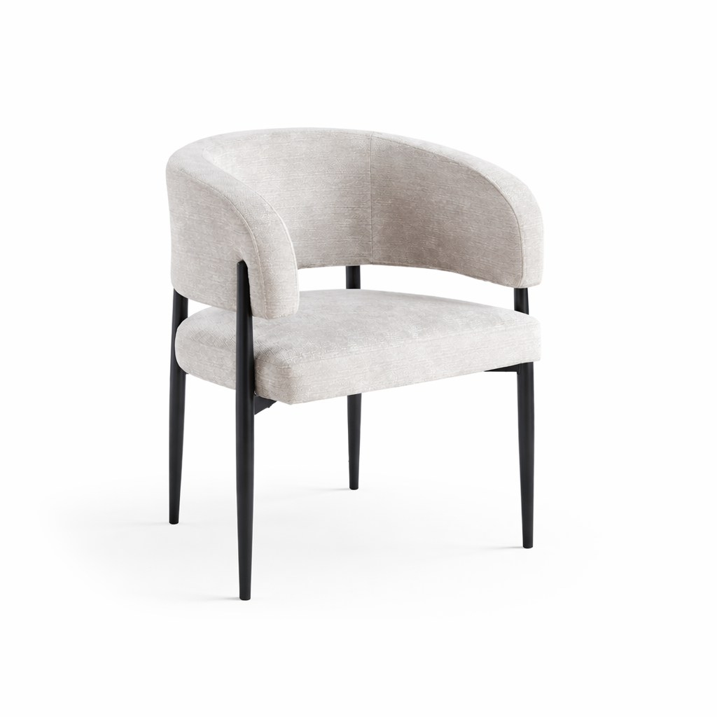 كرسي مفرد انيق - رمادي فاتح – Modern Chair - Grey