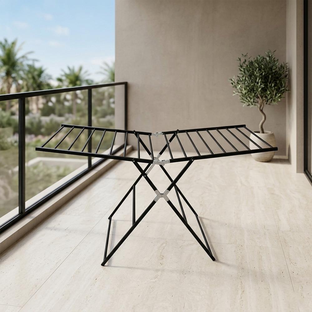منشر ملابس عصري - تصميم عملي لتوفير للمساحة – Metal Clothes Rack