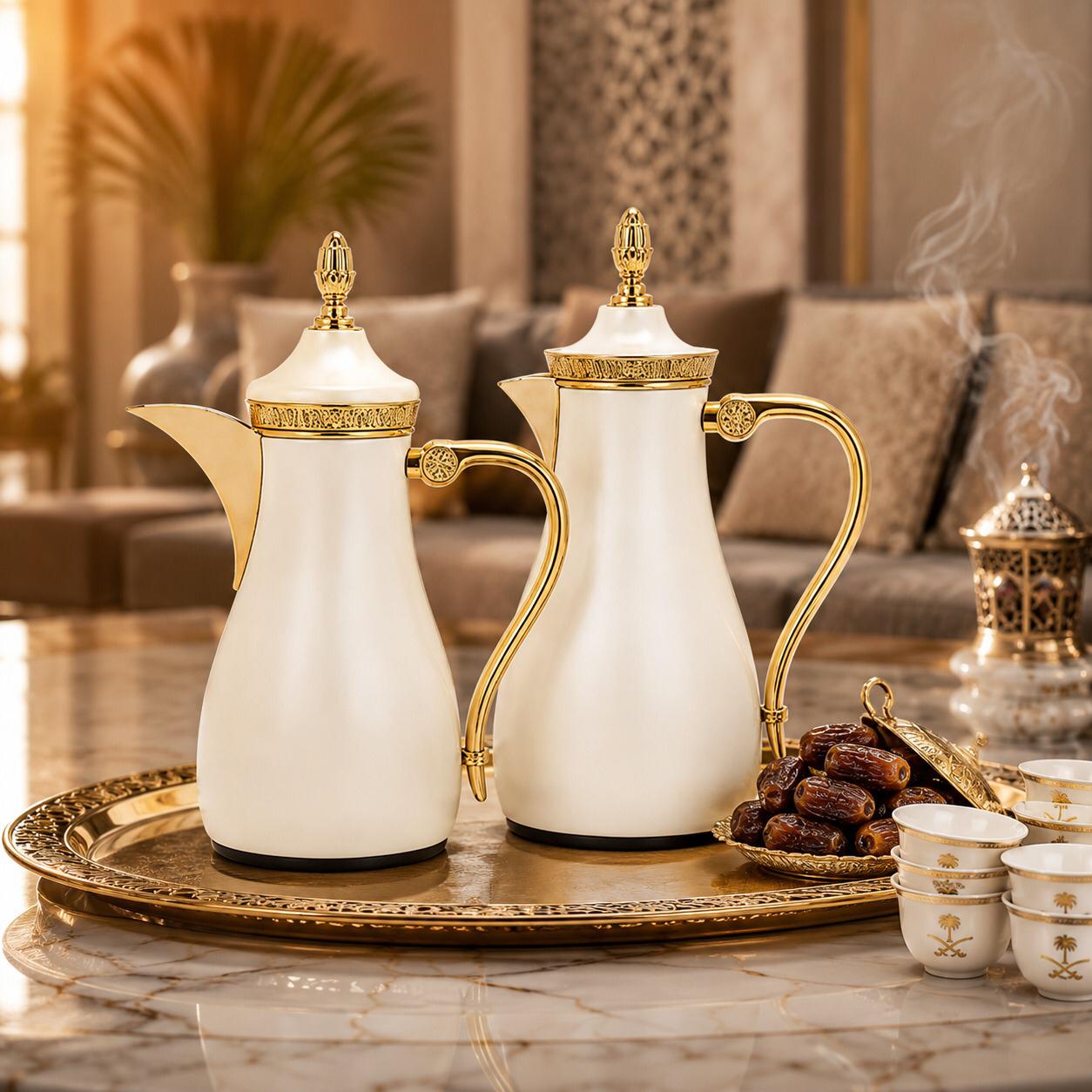 ترامس ضيافة فاخرة للعيد – 1 لتر | لافيرا هوم – – Luxury Eid Hospitalit