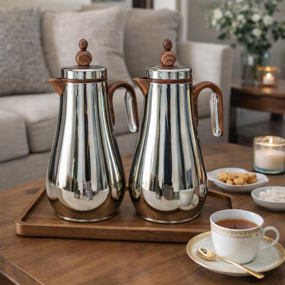 طقم ترامس شاي وقهوة - ستانلس - تفاصيل اكثر من رائعة – Tea & Coffee The