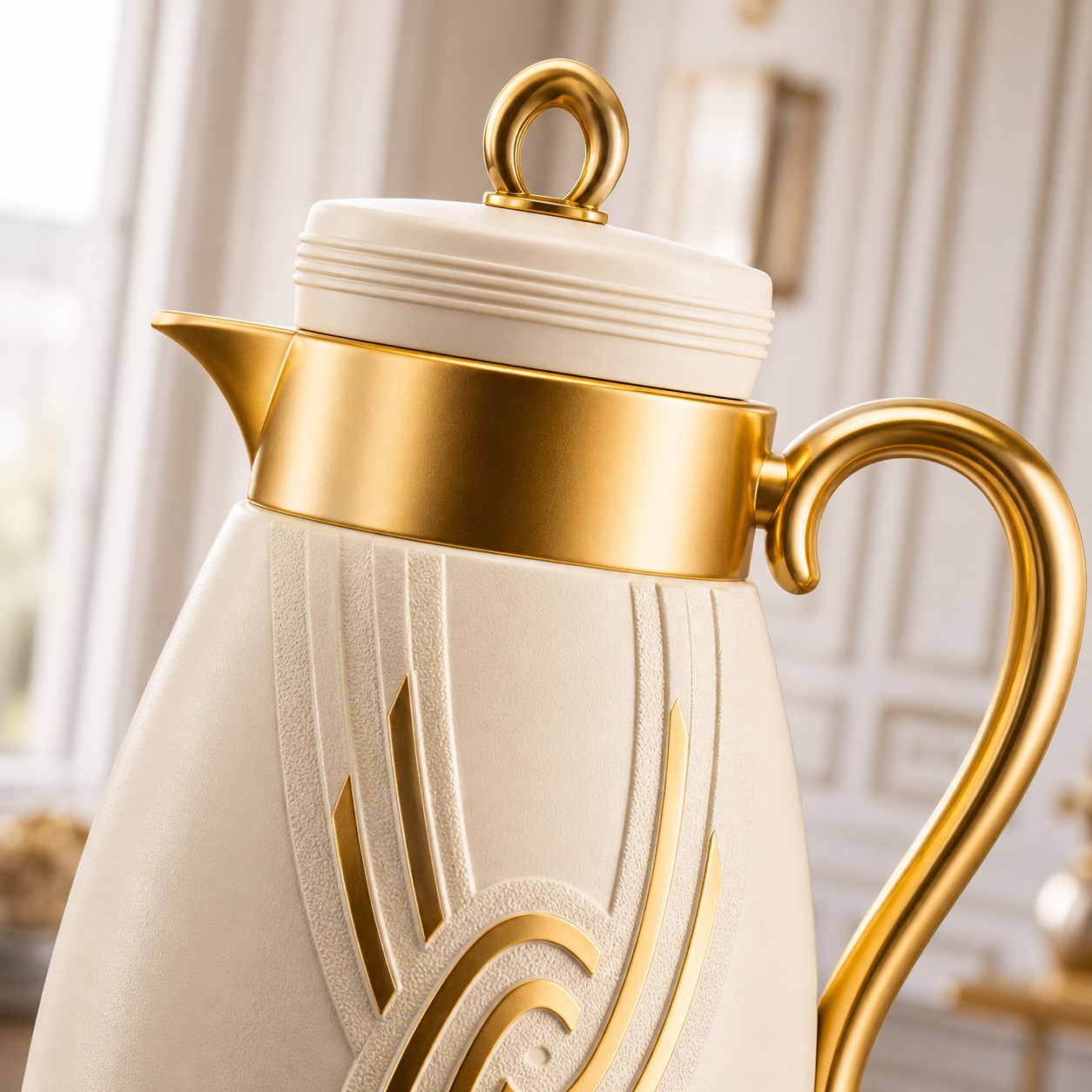 طقم ترامس شاي وقهوة فاخر | لافيرا هوم – – Luxury Tea & Coffee Thermos 