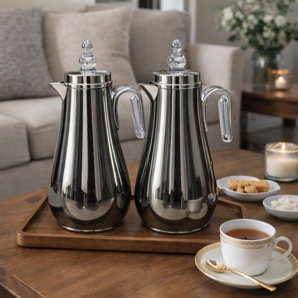 طقم ترامس شاي وقهوة - ستانلس - تفاصيل اكثر من رائعة – Tea & Coffee The