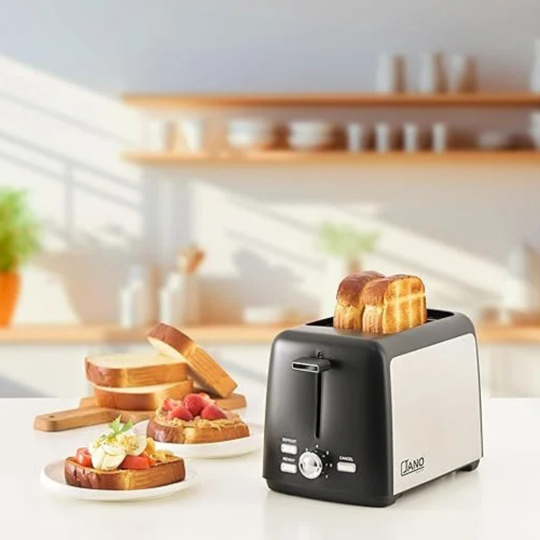 سخان توست جانو - 2 شريحة | 800 واط – Jano 2-Slice Toaster – 800W