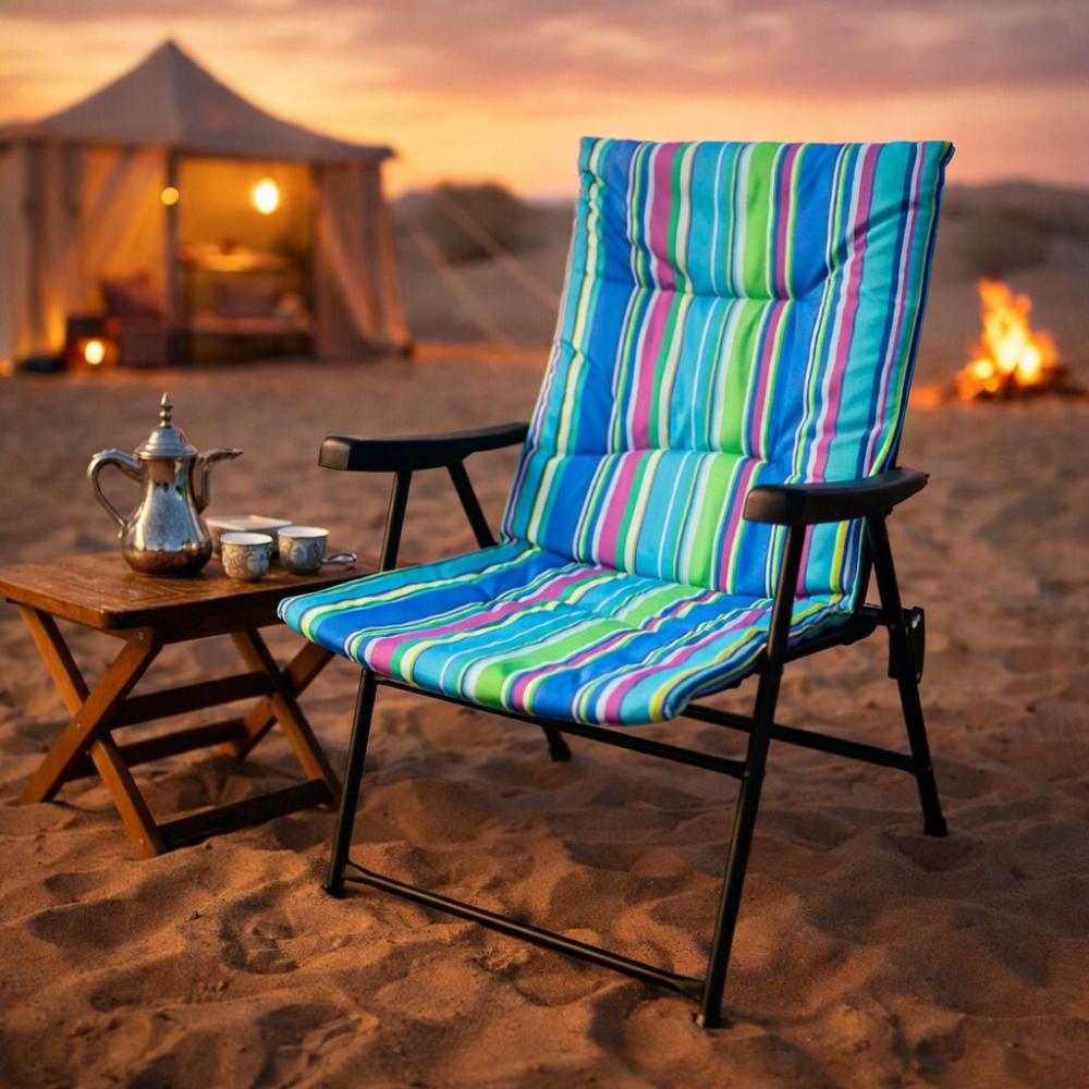 كرسي تخييم مريح وسهل الحمل - للحدائق والشاطئ – Modern Chair