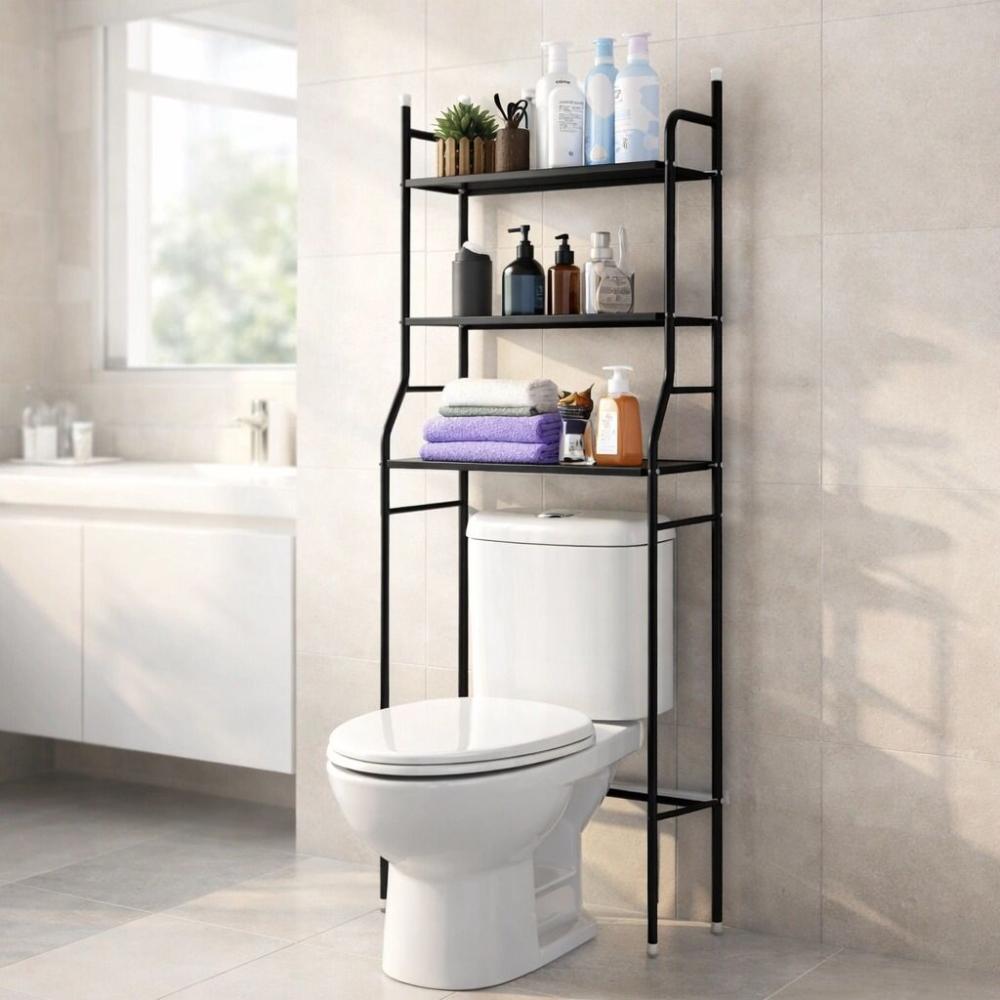 ستاند حمام 3 ارفف بتصميم عملي – 3-Shelf Practical Bathroom Stand