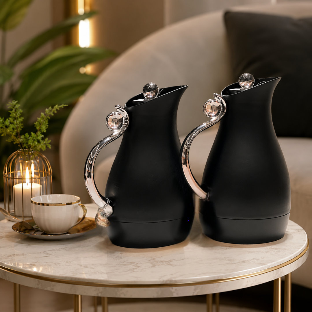 طقم ترامس شاي وقهوة  فاخر – – Luxury Tea & Coffee Thermos Set – Premiu