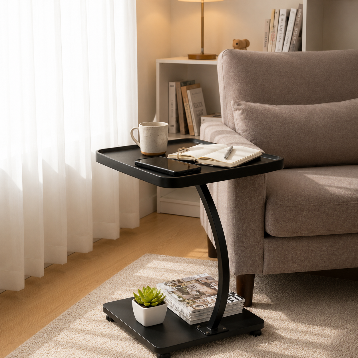 طاولة خدمة دورين  مودرن متحركة بتصميم عملي فاخر – Lavera Home Modern 2