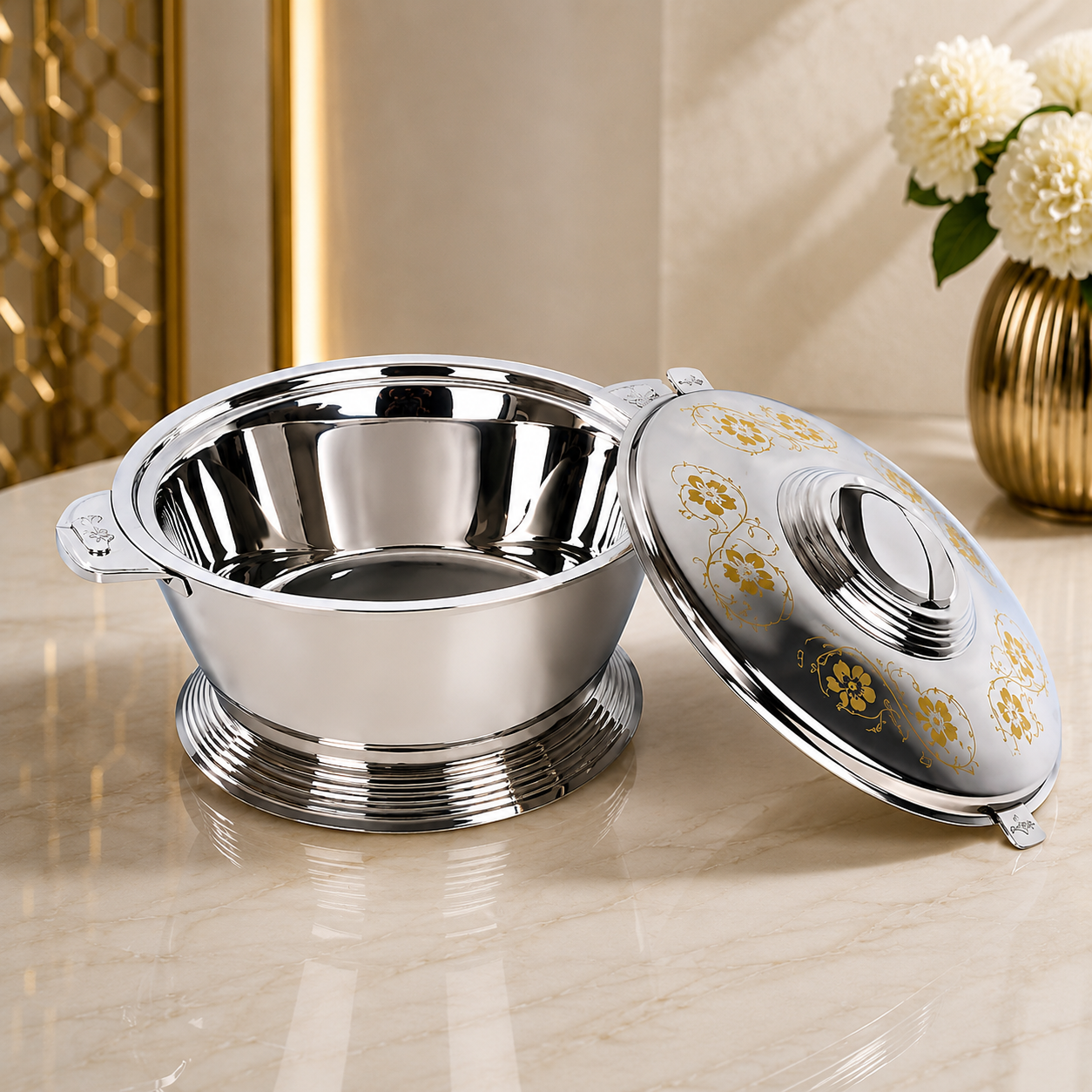 حافظة هندي ستانلس ستيل مكسيما – مقاس 2500 مل – Maxima Indian Stainless