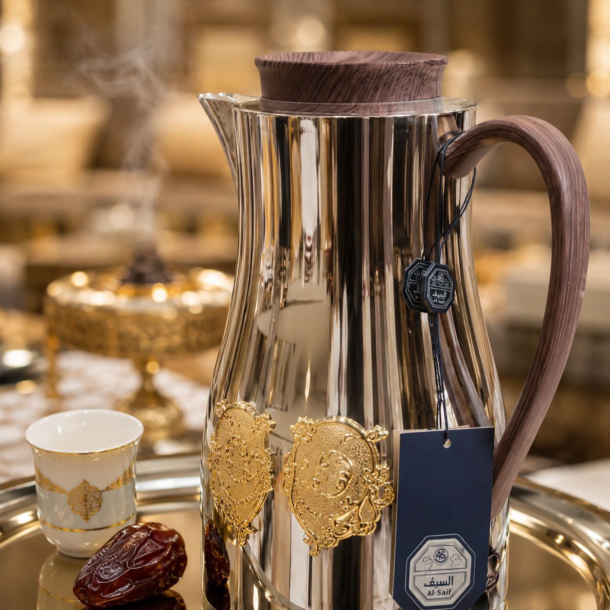 طقم ترامس أوركيد فاخر – 1+1 لتر | لافيرا هوم – Orchid Luxury Thermos S