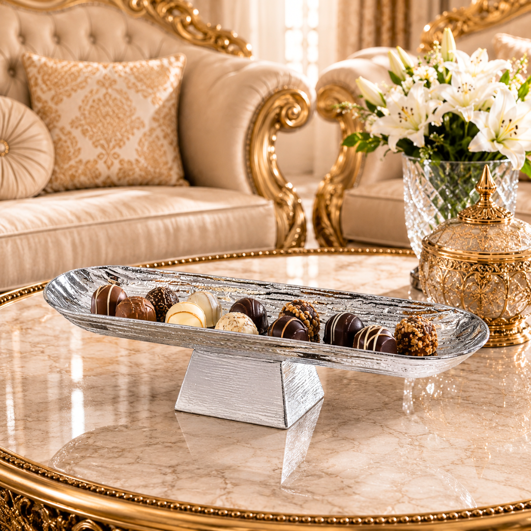 شيّالة الحلا الفاخرة – لمسة ملكية تليق بضيافتك – Luxury Cake Stand – R