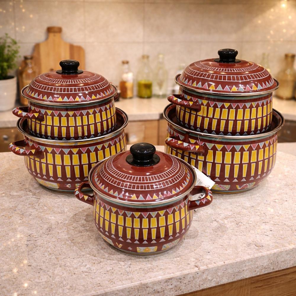 طقم حافظات دمشقية - مثالي للمطابخ العصرية – Indian Food Container