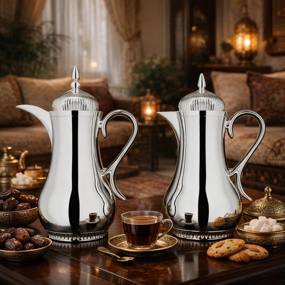 ترمس شاي وقهوة ستانلس - 1 لتر - تفاصيل راقية وفخمة – Tea & Coffee Ther