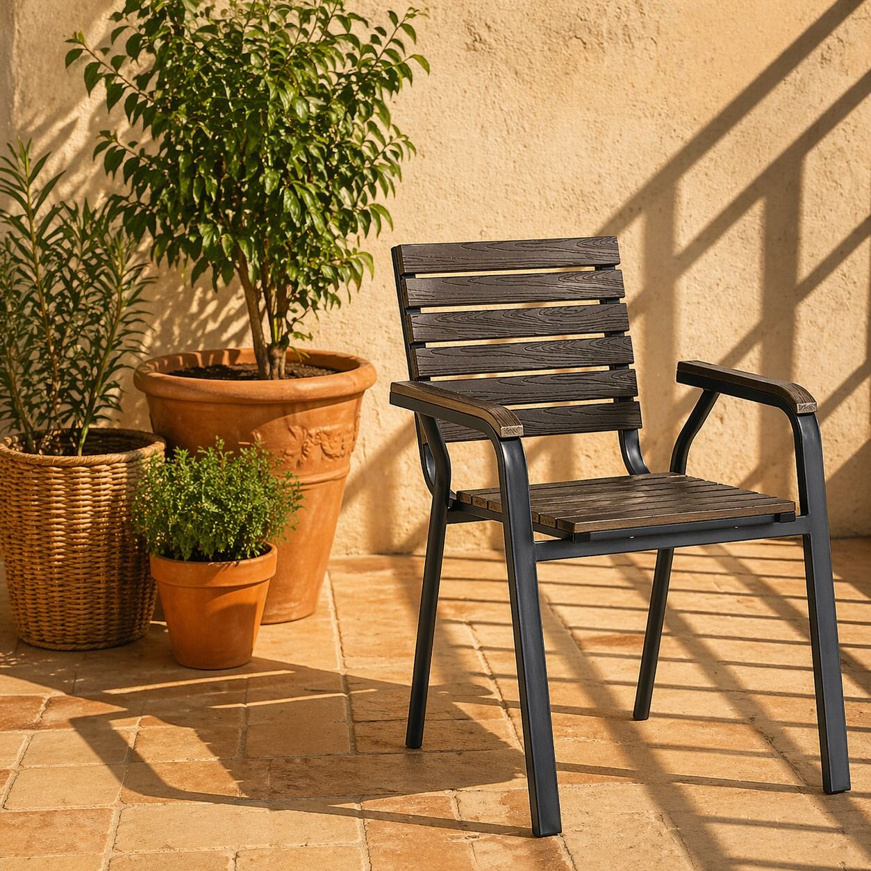 كرسي خارجي - رمادي فاتح – Outdoor Chair - Grey