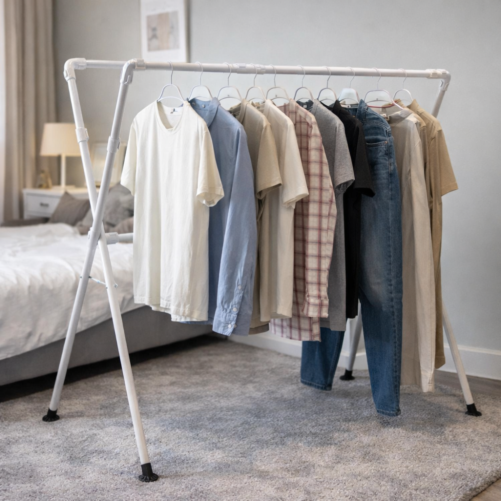 ستاند ملابس عصري -حل ذكي لتنظيم الملابس – Metal Clothes Rack
