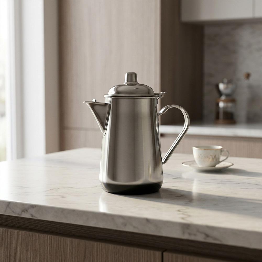 براد ستانلس ستيل 0.85 لتر – تصميم عملي للمطبخ – Tea & Coffee Thermos