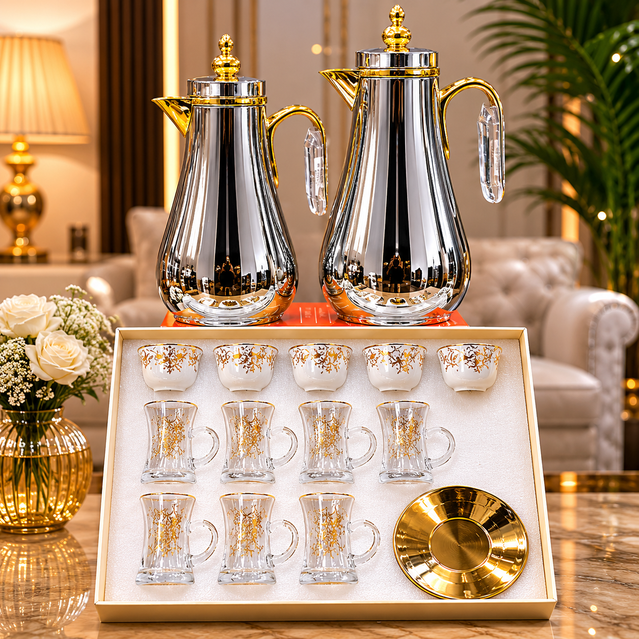 طقم الضيافة الفاخر للعيد – Luxury Eid Hospitality Set
