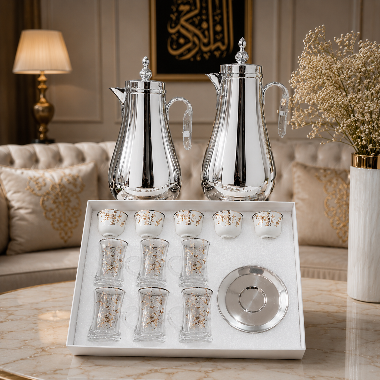 طقم الضيافة الفاخر للعيد – – Luxury Eid Hospitality Set