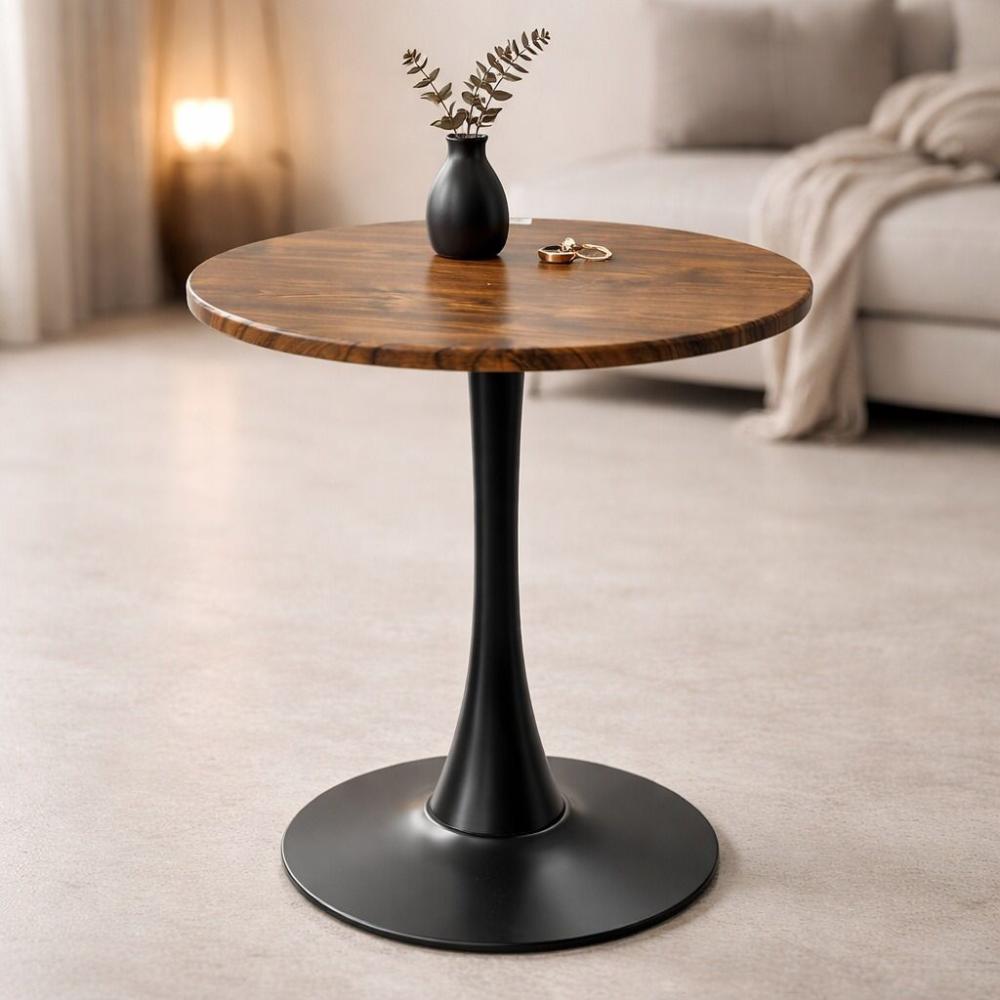طاولة خدمة عصرية - لون اسود مع بني - عملية للضيافة – Modern Table - Br
