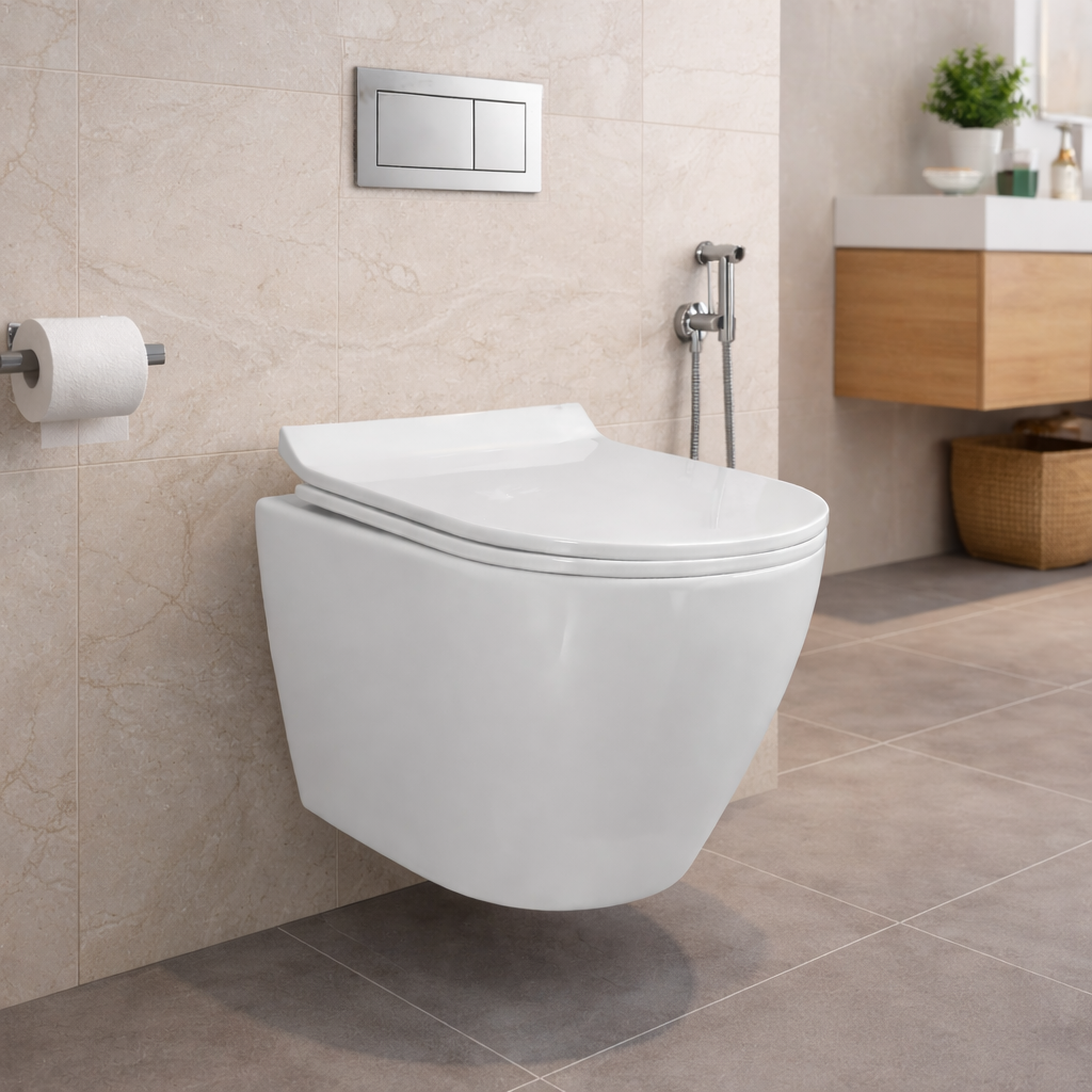 Techno UF23 Round Hanging Bathroom Chair size 49*36*34