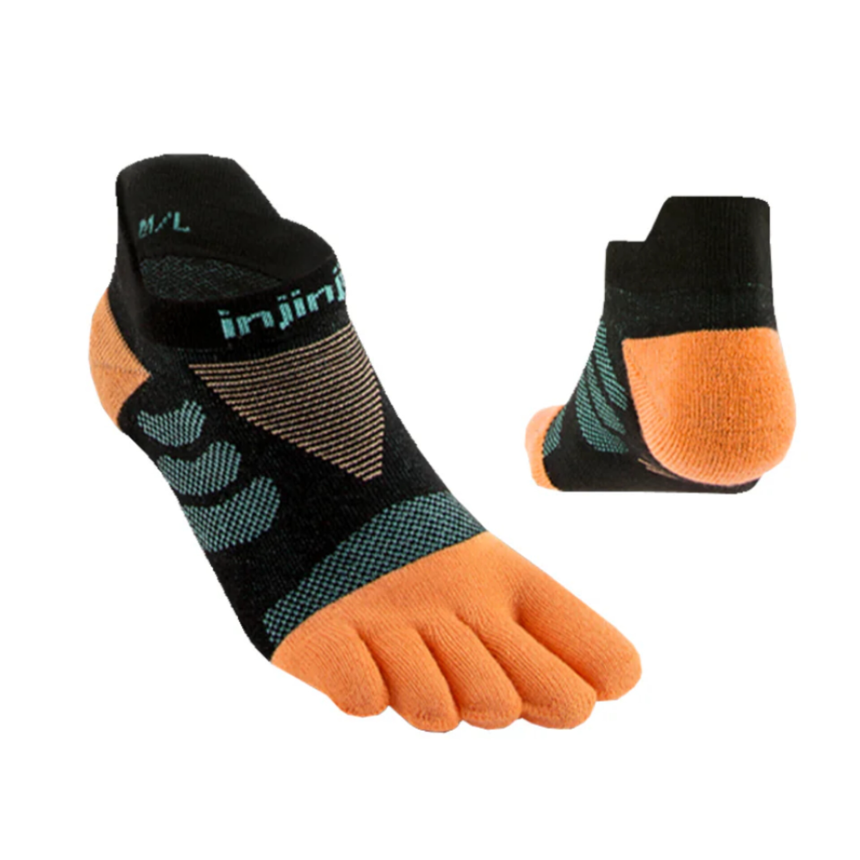 WOMEN'S NO SHOW ULTRA COOLMAX RUN TOE SOCKS