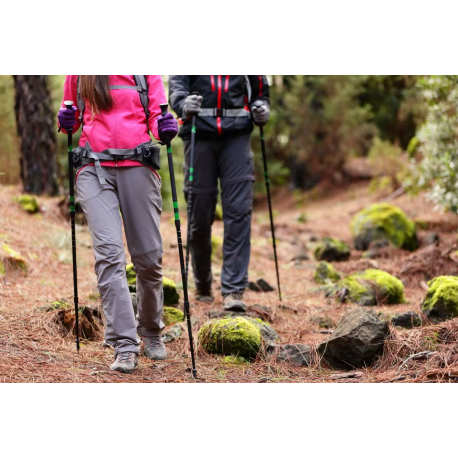 WOMEN'S TRAIL PRO SHOCK TREKKING POLES ALPINE LAKE 62-125 CM