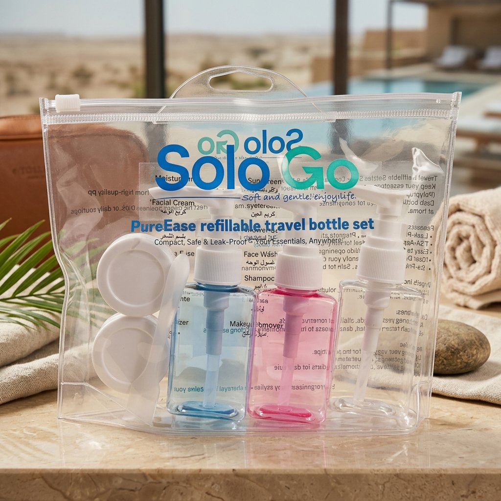 SOLO GO - TRAVEL PERSONAL CARE SET 6PCS