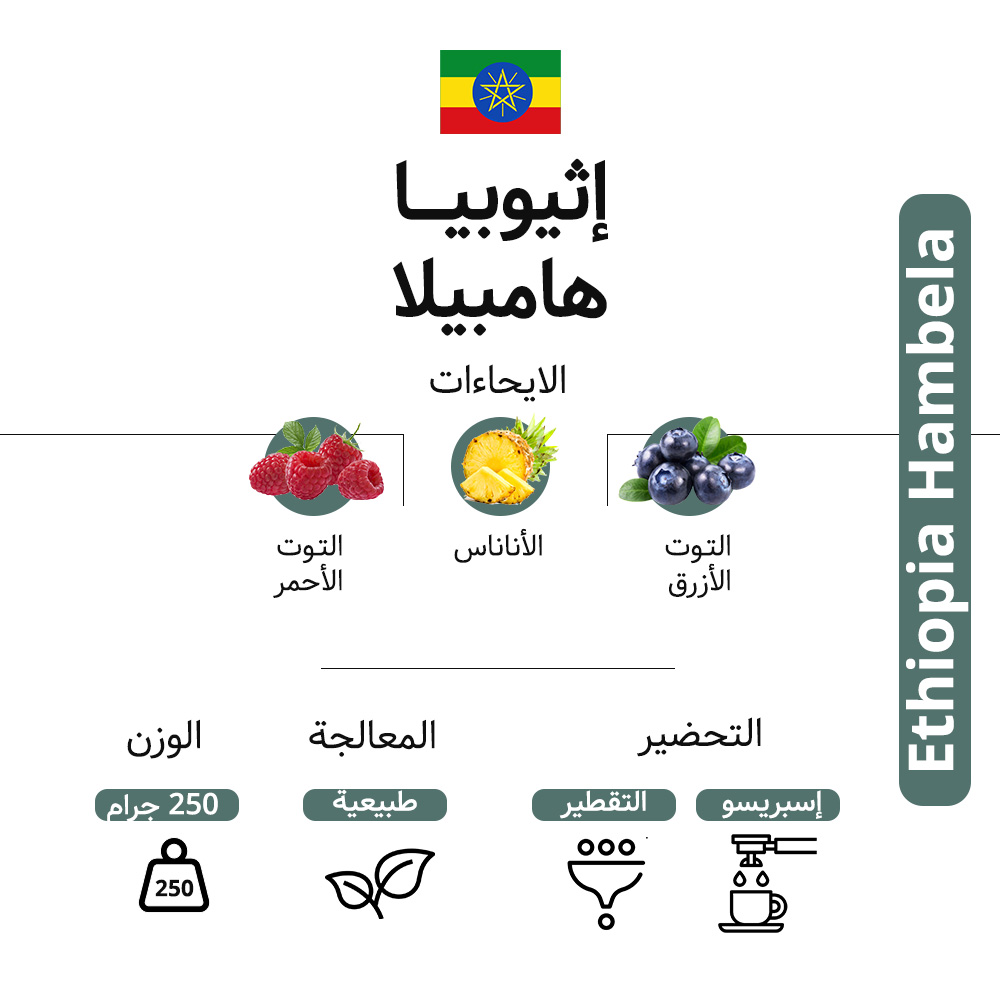 محصول هامبيلا - إثيوبيا -250 جرام
