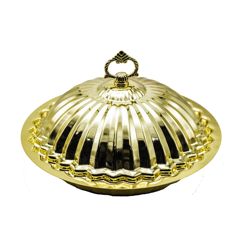 Gold Ghawzi bakhoor burner  medium  Johari design - Alsaifworld