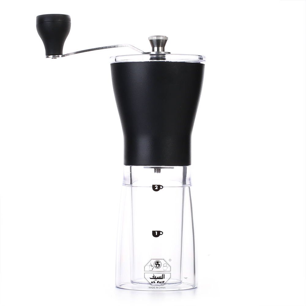 Al Saif 9-piece specialty drip coffee kit with manual grinder and scal