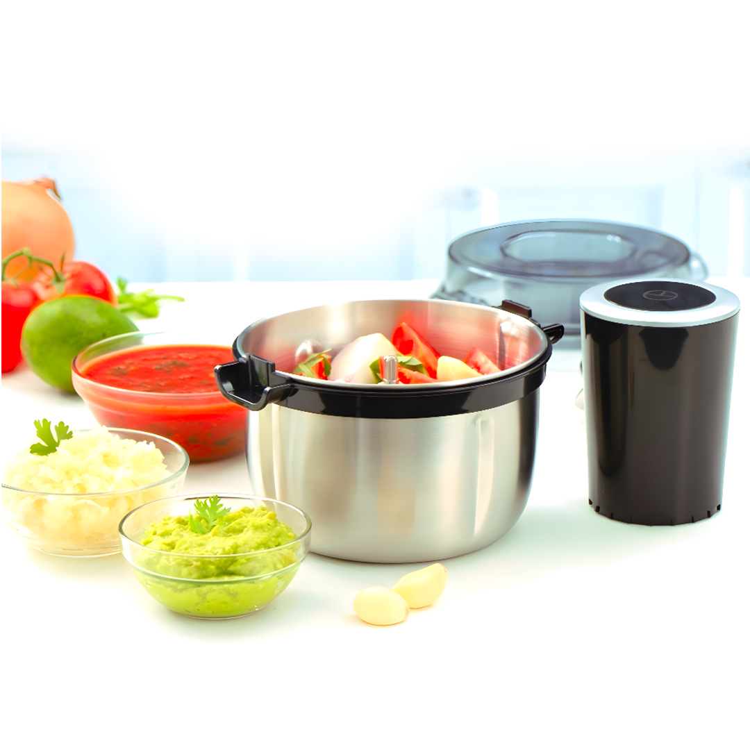 Alsaif electric food chopper  steel  4L  silver