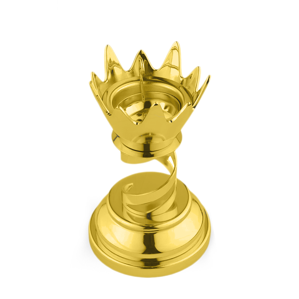 Alsaif Nasaem bakhoor burner in luxurious gold palace-style design
