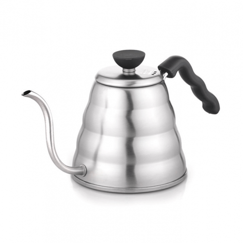 Black specialty coffee kit bag with brewing tools