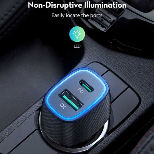 فيش سيارة راف باور 60 واط PD,USB