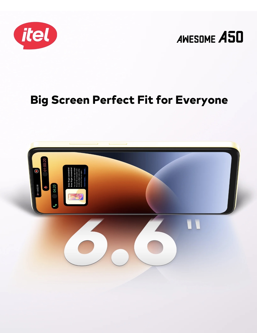 ايتل A50 ذاكرة 64 جيجا 3+5 رام 4G أخضر