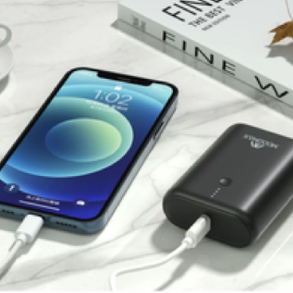 شاحن متنقل موج ماكس 10000 مللي أمبير 20 واط منفذين (pd , usb) أسود