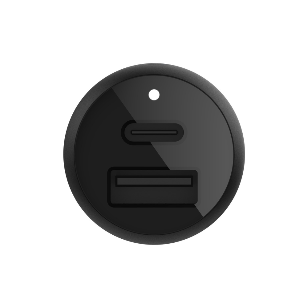 شاحن سيارة بيلكن 37 واط مخرجين USB+PD